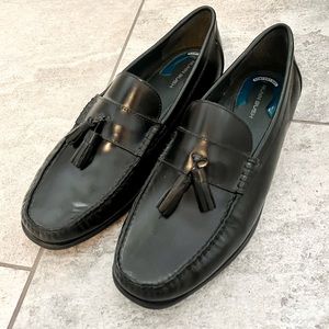 NEW Nunn Bush Black Leather Loafers with Tassel